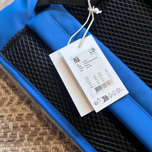 RAINS Waves Roll top rucksack backback - Picture 5 of 5